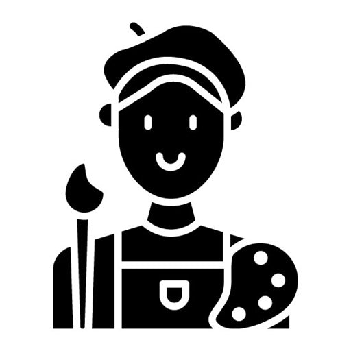 Artist Glyph Icon | Humans