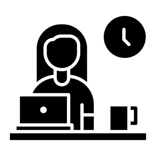 Working Woman Glyph Icon