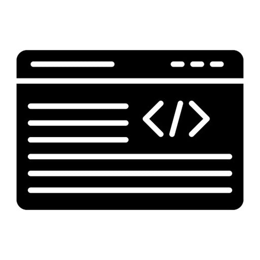 Web Developer Glyph Icon
