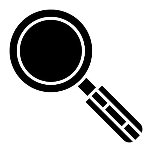 Loupe Glyph Icon