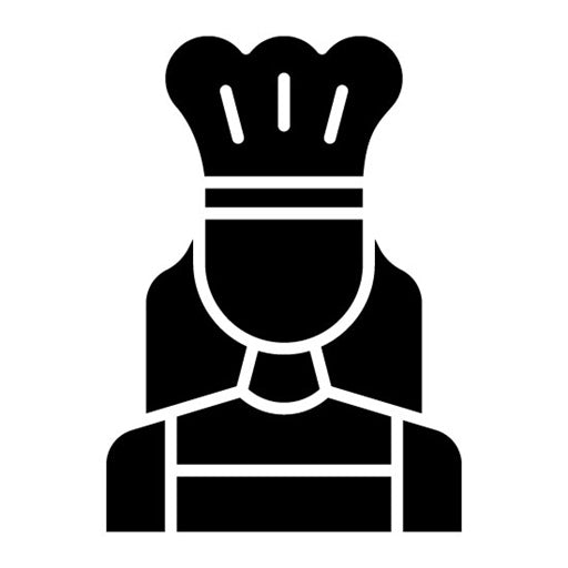Cook Glyph Icon | Women