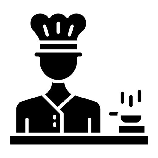 Chef Glyph Icon | Women