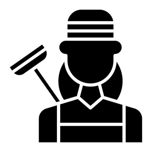 Cleaner Glyph Icon | Women