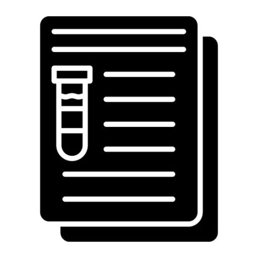 Notes Glyph Icon | Research and Science