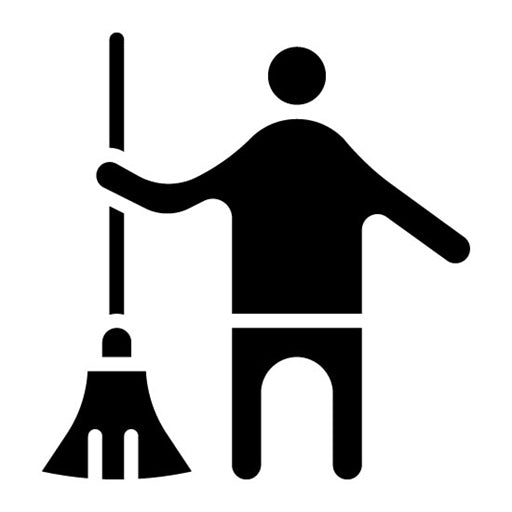 Cleaner Glyph Icon