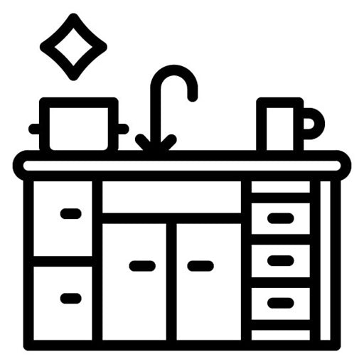 Cleaning Kitchen Icon