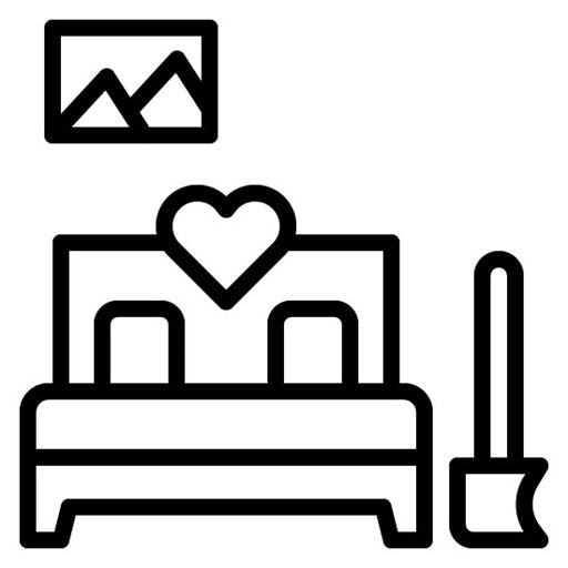 Cleaning Bedroom Icon