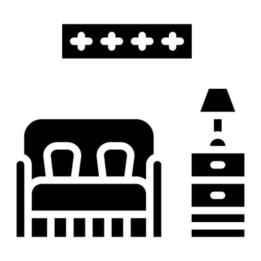 Cleaning Living Room Glyph Icon