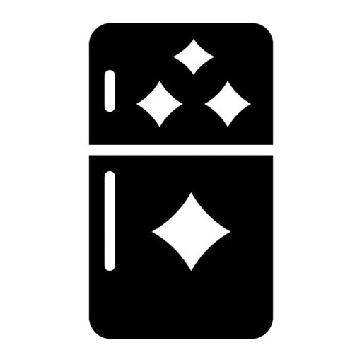 Cleaning Refrigerator Glyph Icon