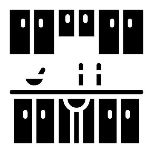 Cleaning Cabinets Glyph Icon