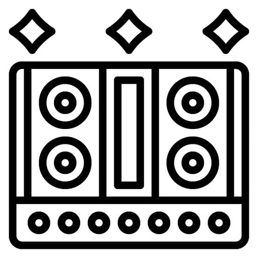 Cleaning Stove Icon