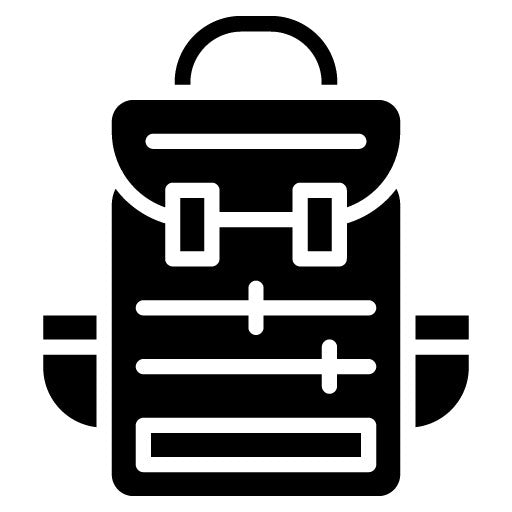 Backpack Glyph Icon | Outdoor Fun