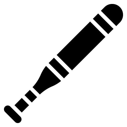 Baseball Bat Glyph Icon