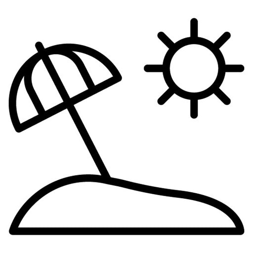 Beach Umbrella Icon | Outdoor Fun