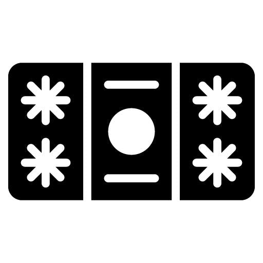 Skate Rink Glyph Icon