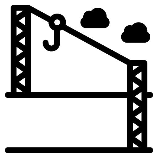 Zip Line Glyph Icon