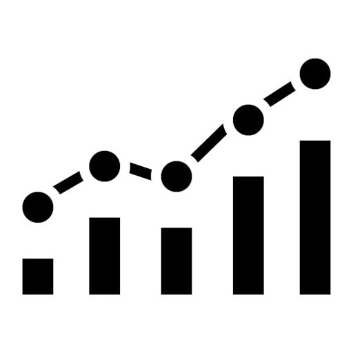 Statistical Process Control Glyph Icon