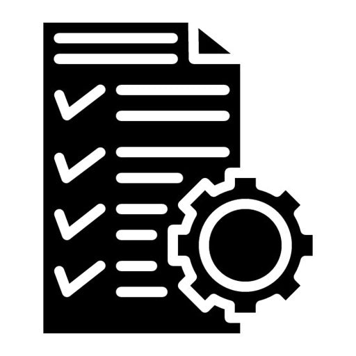 Traceability Matrix Glyph Icon