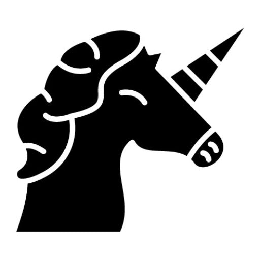 Unicorn Glyph Icon