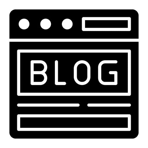 Blog Glyph Icon | Journalism