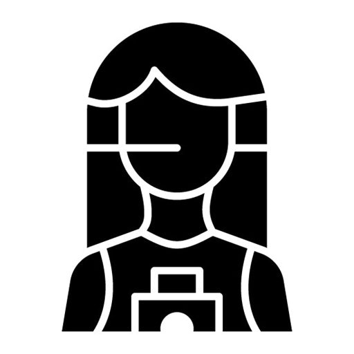 Camera Operator Glyph Icon