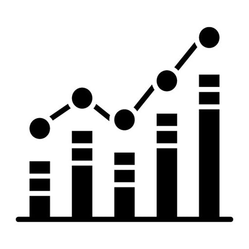 Analysis Glyph Icon | Journalism