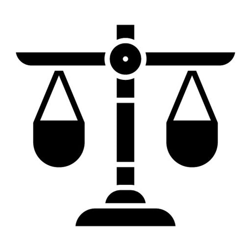 Balance Glyph Icon | Journalism