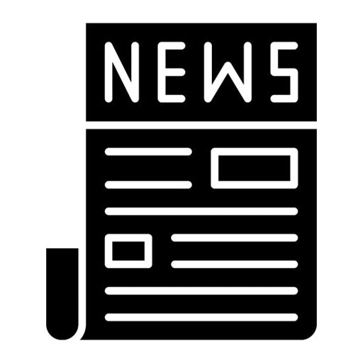 Tabloid Glyph Icon