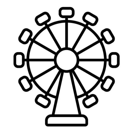 Ferris Wheel Icon | Amusement Park