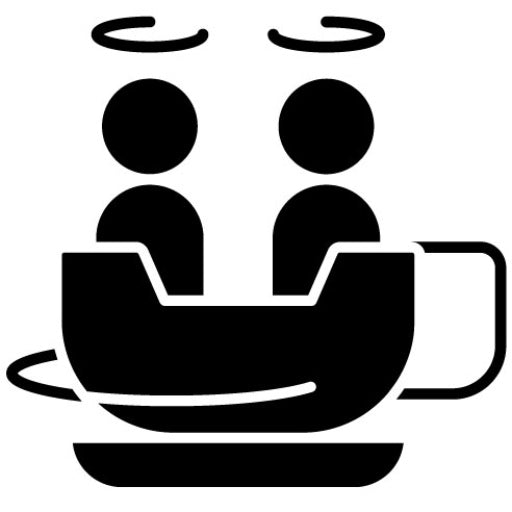 Spinning Ride Glyph Icon