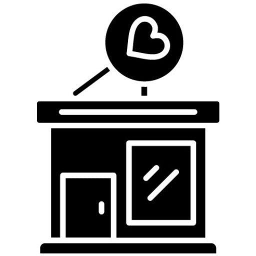 Candy Store Glyph Icon