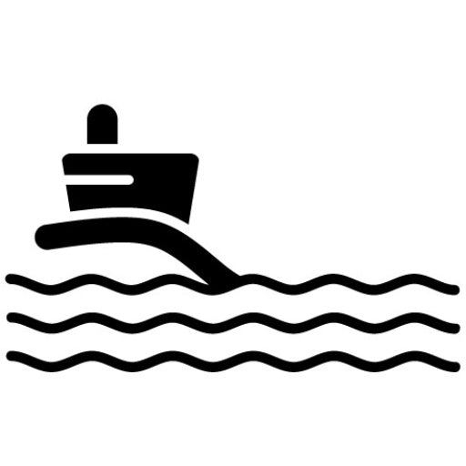 Water Ride Glyph Icon