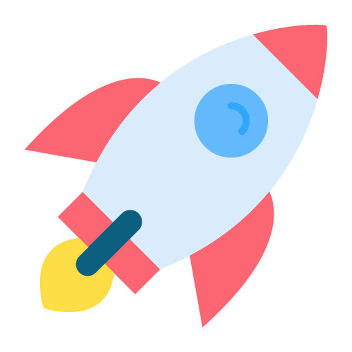 Rocket Flat Icon