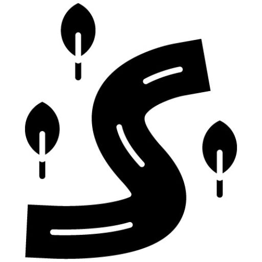 Lazy River Glyph Icon