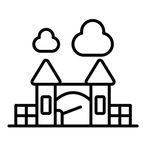 Amusement Park Entrance Icon