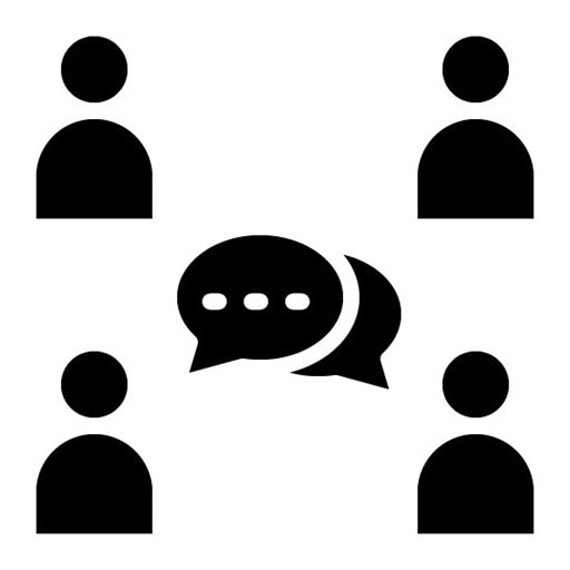 Communication Glyph Icon | Leadership