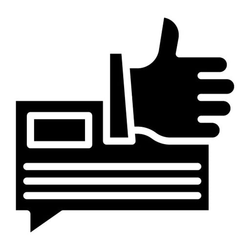 Feedback Glyph Icon | Leadership