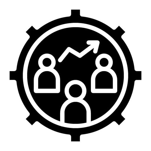 Team Building Glyph Icon | Leadership