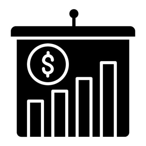 Business Growth Glyph Icon | Business Startup