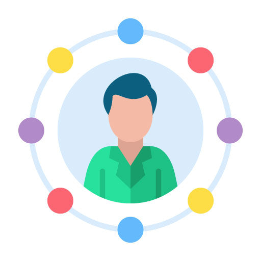 Networking Flat Icon