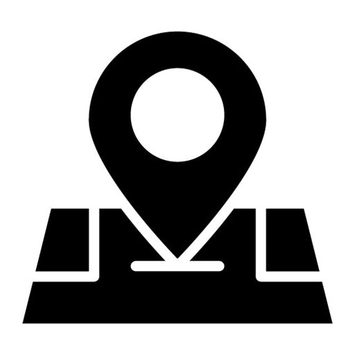Address Glyph Icon | Contact Us