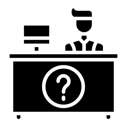 Complaint Desk Glyph Icon