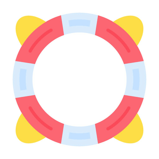 Lifebuoy Flat Icon