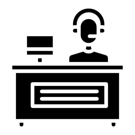 Help Desk Glyph Icon