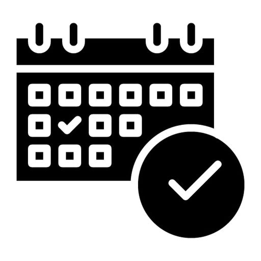 Book An Appointment Glyph Icon