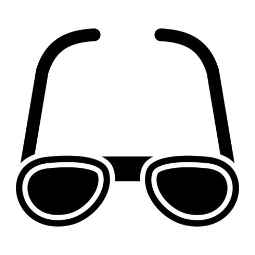 Glasses Glyph Icon