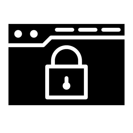 Site Security Glyph Icon