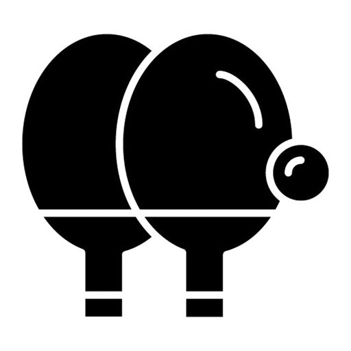 Tennis racket Glyph Icon