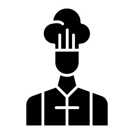 Chef's Hat Glyph Icon | Fathers Day