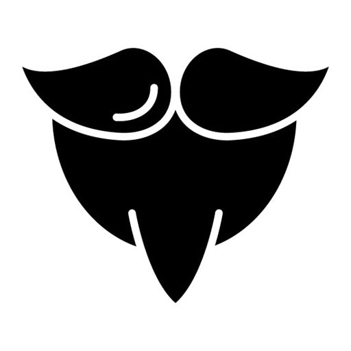 Beard Glyph Icon